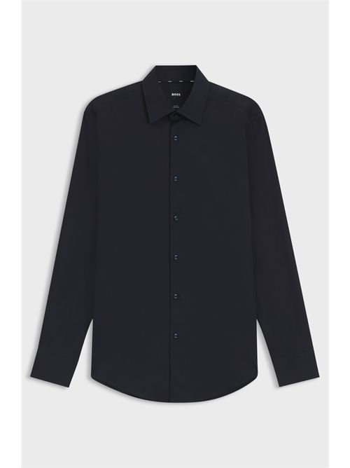 Camicia slim fit in popeline di cotone elasticizzato facile da stirare BOSS | H-HANK-KENT-C1-214/404-50469345